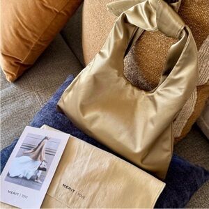 Limited edition Merit X Tove Bag Limited Edition Elegant Satin Knot Handle
